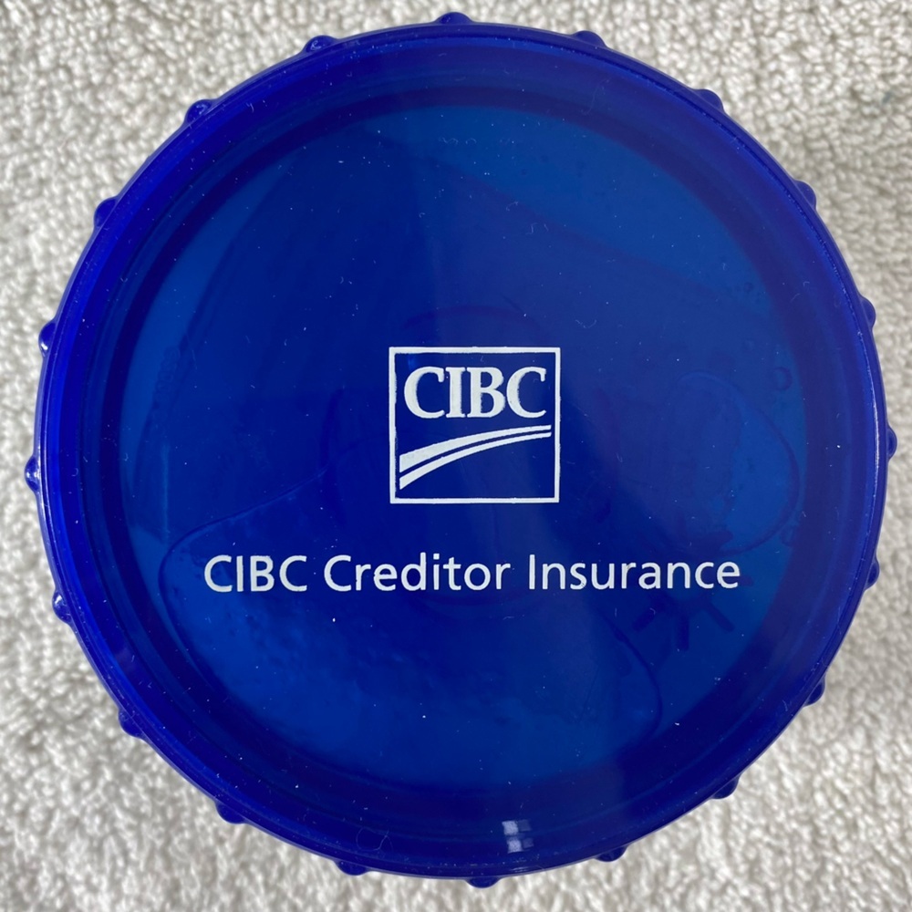 5/$35 Ez-Freeze CIBC Blue Lid Stay Fit Snack Mini Container